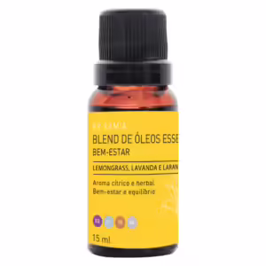 Blend de Óleos Essenciais Bem Estar 100% Puro 15ml - By Samia